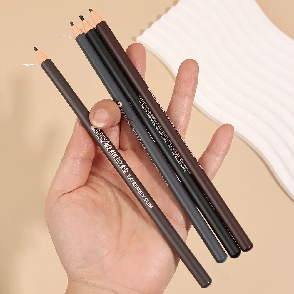 Waterproof Eyebrow Pen with Brushes Matte Natural Lasting Non-caking Eyebrow Pencil Outlining Wild Brow Korean Makeup Cosmetics