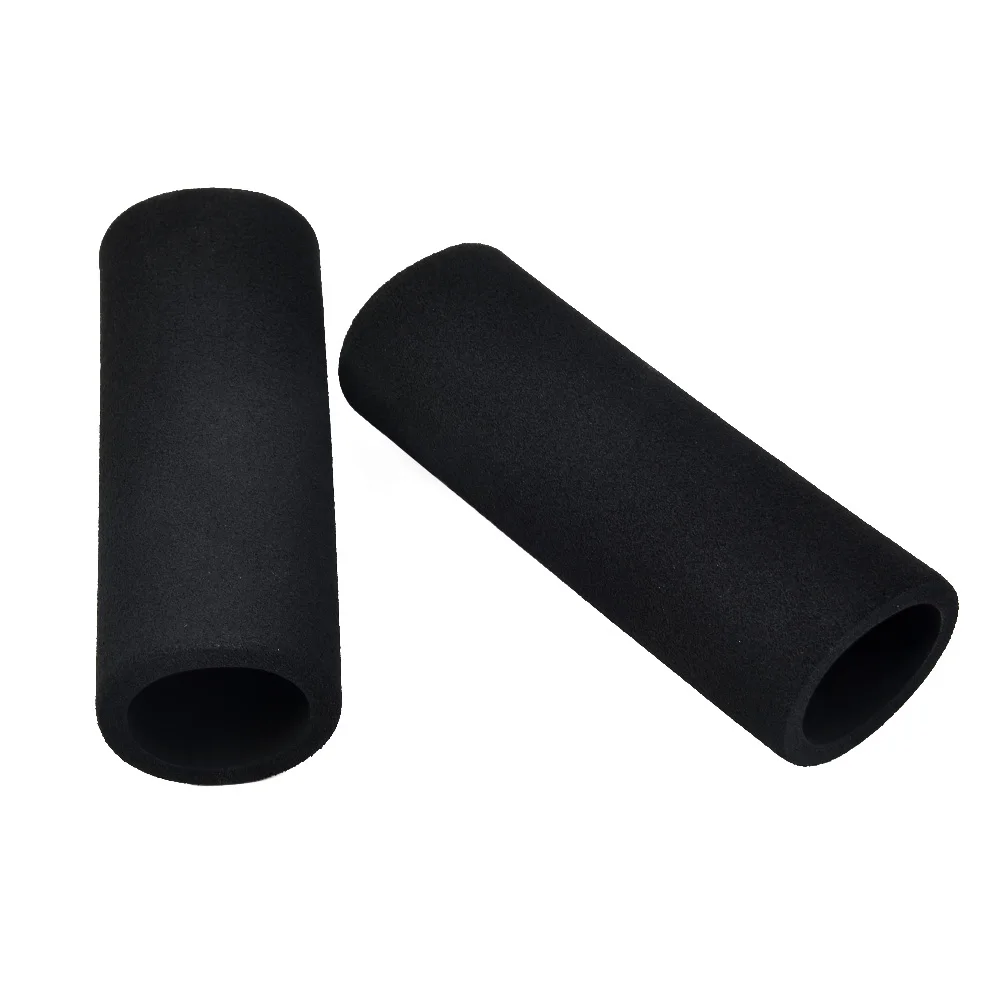 2pcs Motorcycle Handlebar Cover Anti Vibration Handle Bar Foam Comfort Slip Over Grips For 3.17-3.68CM Slip-on Motorcycle Grip