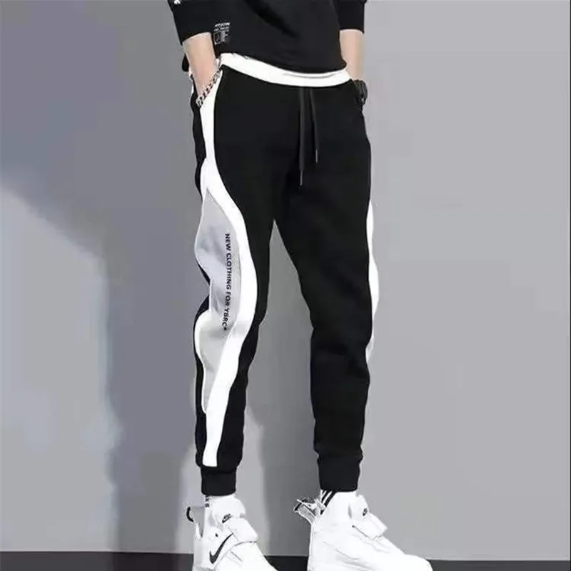 PUAIA Print Men\'s Pants Autumn/Winter New Sport Jogging Trousers Fitness Loose Fit Clothing Solid Color Outfit Streetwear Pants