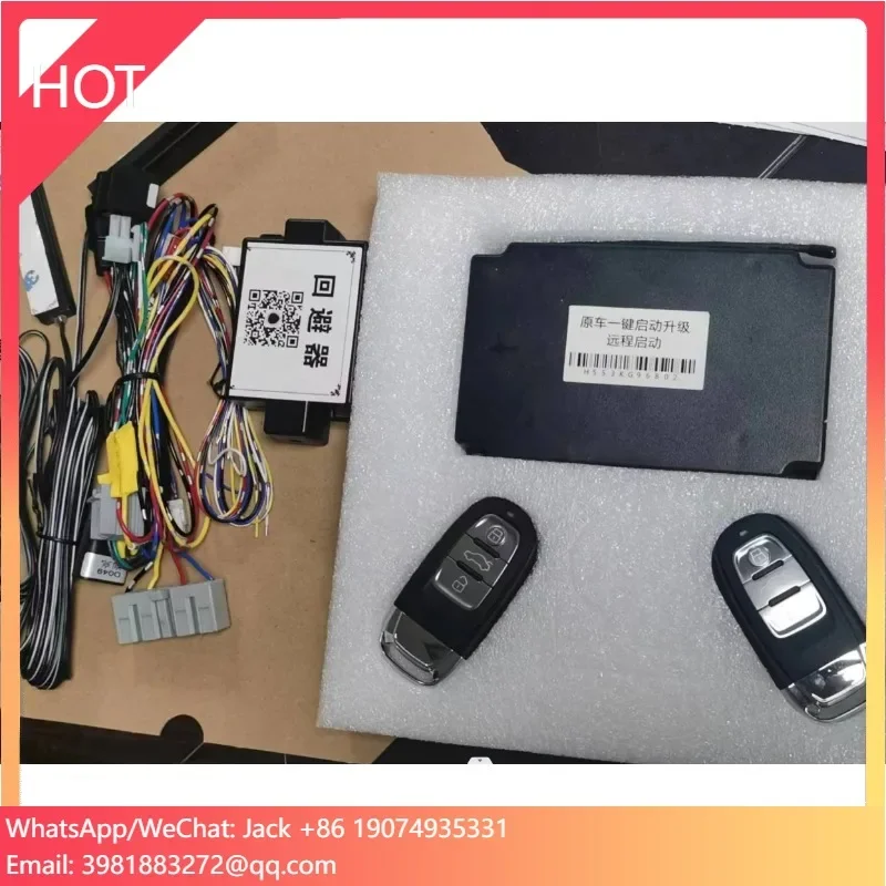 PARA A3/Q2L/Q7/Q3/A6L Adicionar Sistema de inicialização remota ENTRADA sem chave SENSOR automático Bloqueio SISTEMA de desbloqueio COM CANBUS