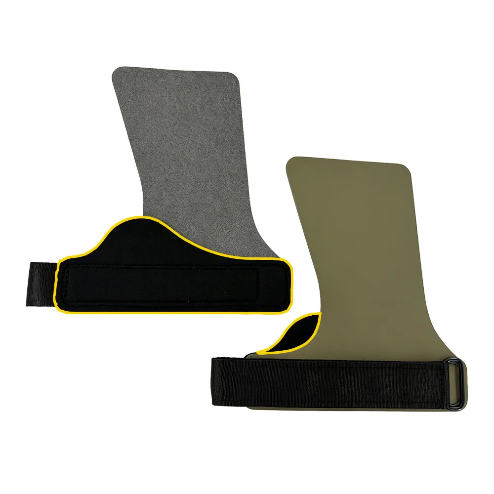 Magnesiumfreie Silikon-Kevlar Gymnastik-Handgriffe für Crossfit Pull-Up WOD Heimtraining Ultra-Klebrig Kreidefrei – Detail 5