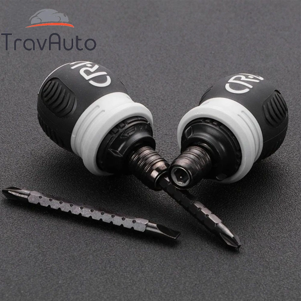 Universal Screwdriver Magnetic Phillips Slotted Dual-purpose Batch Head for Car Repair Remove Tools