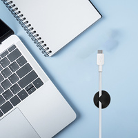 8Pcs Cable Organizer Adhesive Wire Clips for Desk Wall Car USB Cord Holder Management Clip Cord Keeper Wire Organizer