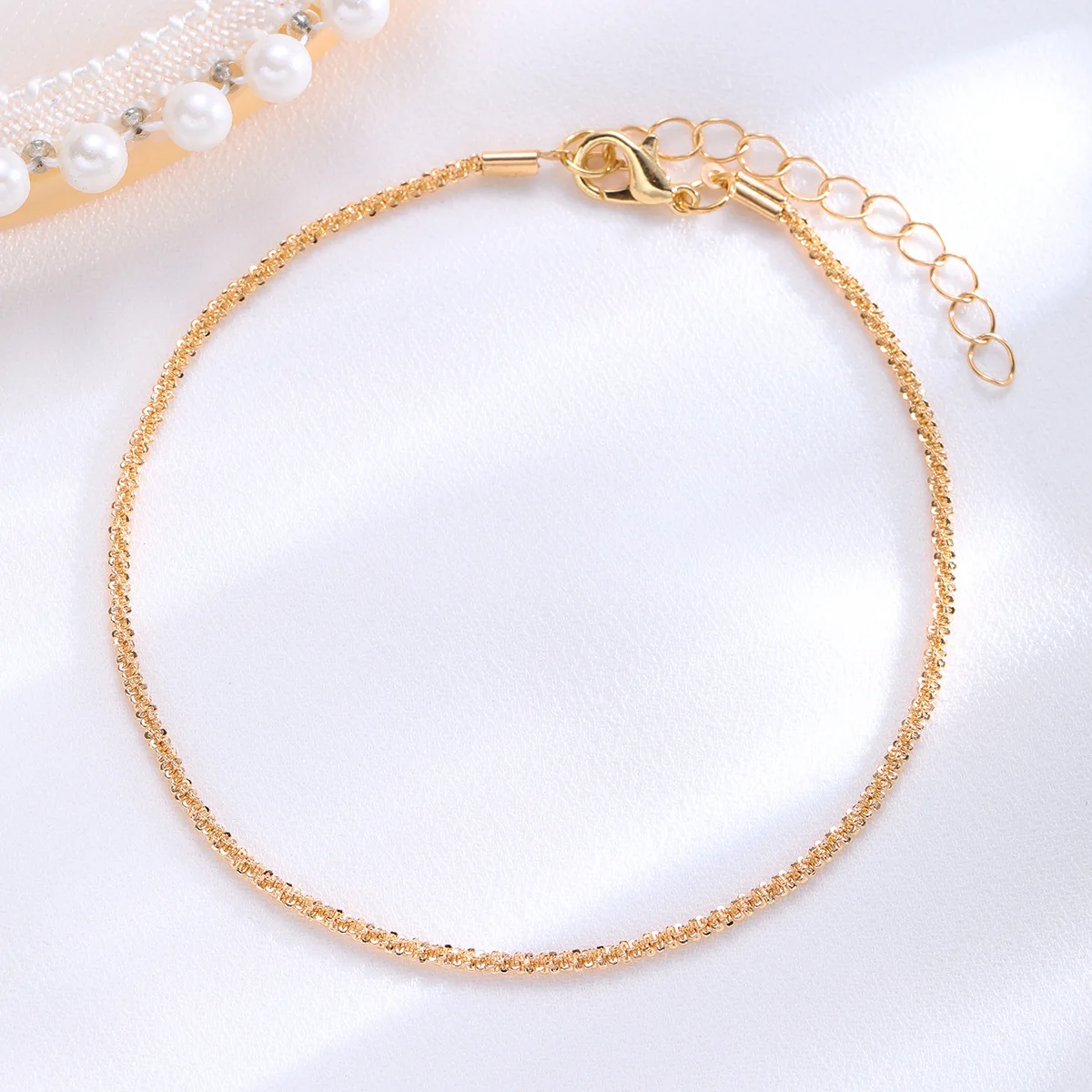 1Pcs New Sparkling Starry Footchain for Women's Summer Fashionable Simplicity and High End Sense Niche Foot Accessories