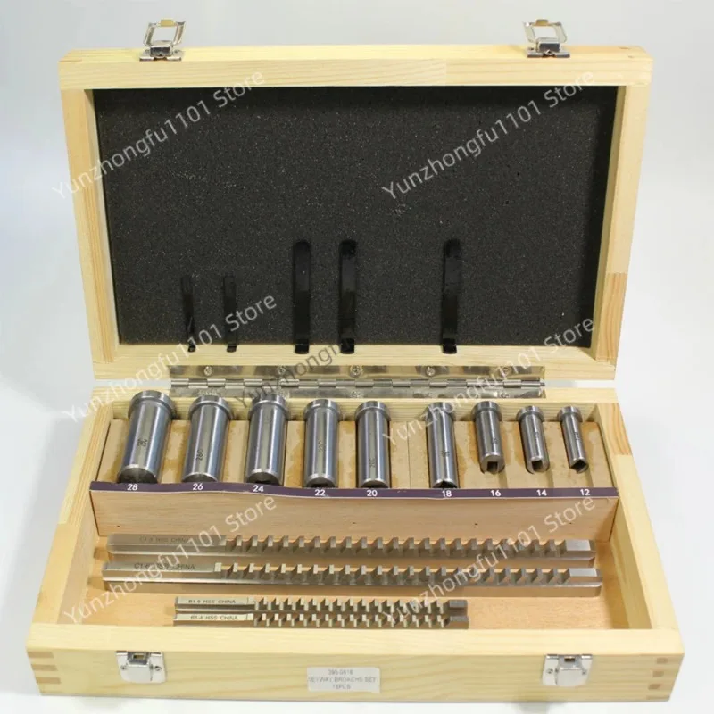 

Набор протяжек для шпоночных пазов, 18 шт., HSS, метрические размеры, промышленные инструменты для токарных станков, размеры шпоночных пазов B-4мм, B-5мм, C-6мм, C-8мм