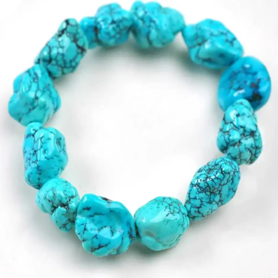 

Handmade natural Turquoise mine bead bracelet, men's cuff button bracelet, Ramadan prayer bead bracelet,holiday gift, daily wear