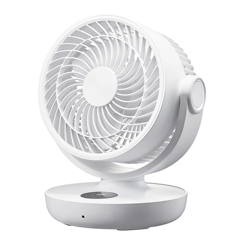 10000Mah Battery Air Circulation Fan Home Portable Shaking Head Fan Desktop USB Charging Remote Control Small Fan