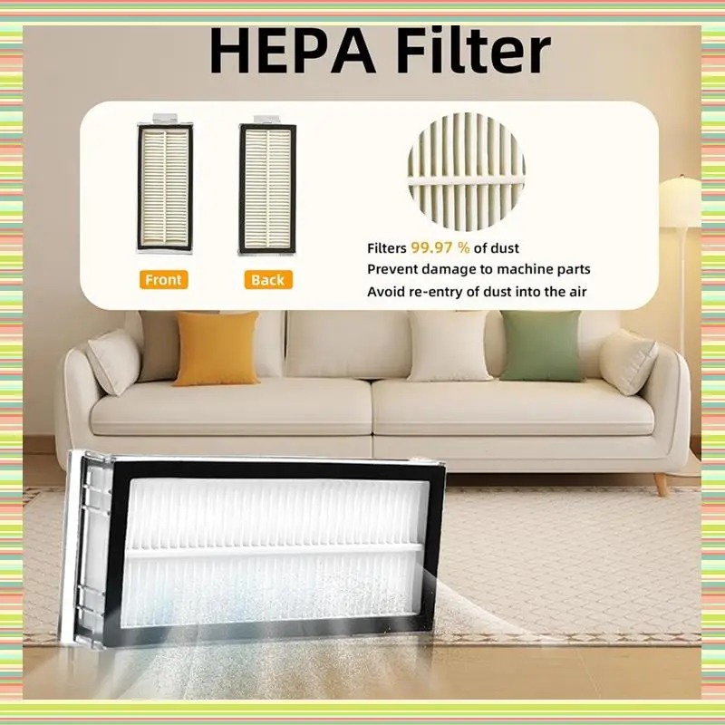 

A97P For Roborock Q8 Max /Q8 Max+ Robot Vacuum Cleaner Main Side Brush HEPA Filter Mop Cloths Rags Dust Bag Spare Parts