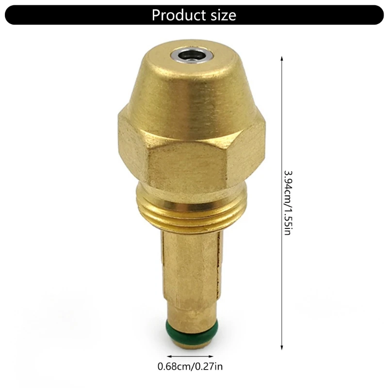 Replacement Brass Nozzle Kit for Mr. Heaters MH175KT and MH175KTR Forced Air Kerosenes Heaters 37JD