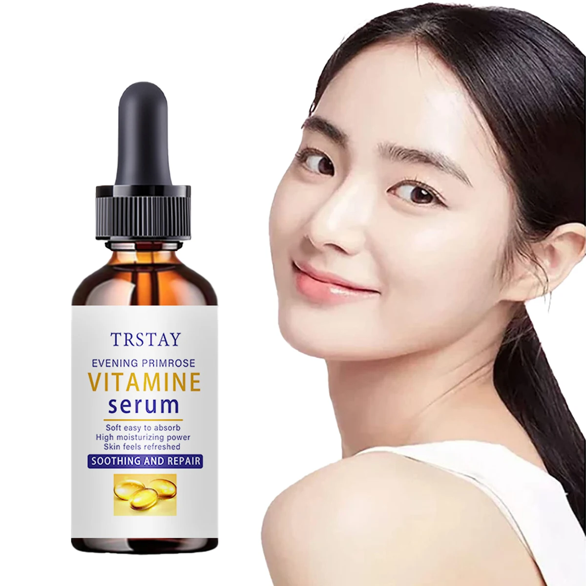 Evening Primrose Vitamin essence, firm skin, fresh and not dry, moisturize skin