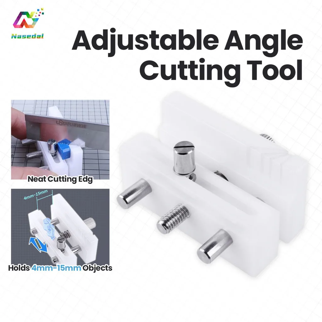 Ustar UA-97001 Adjustable Angle Precise Cutting Tool 4mm~15mm Clampable for Gundam Model Building Angle Cutting Adapter Hobby DI