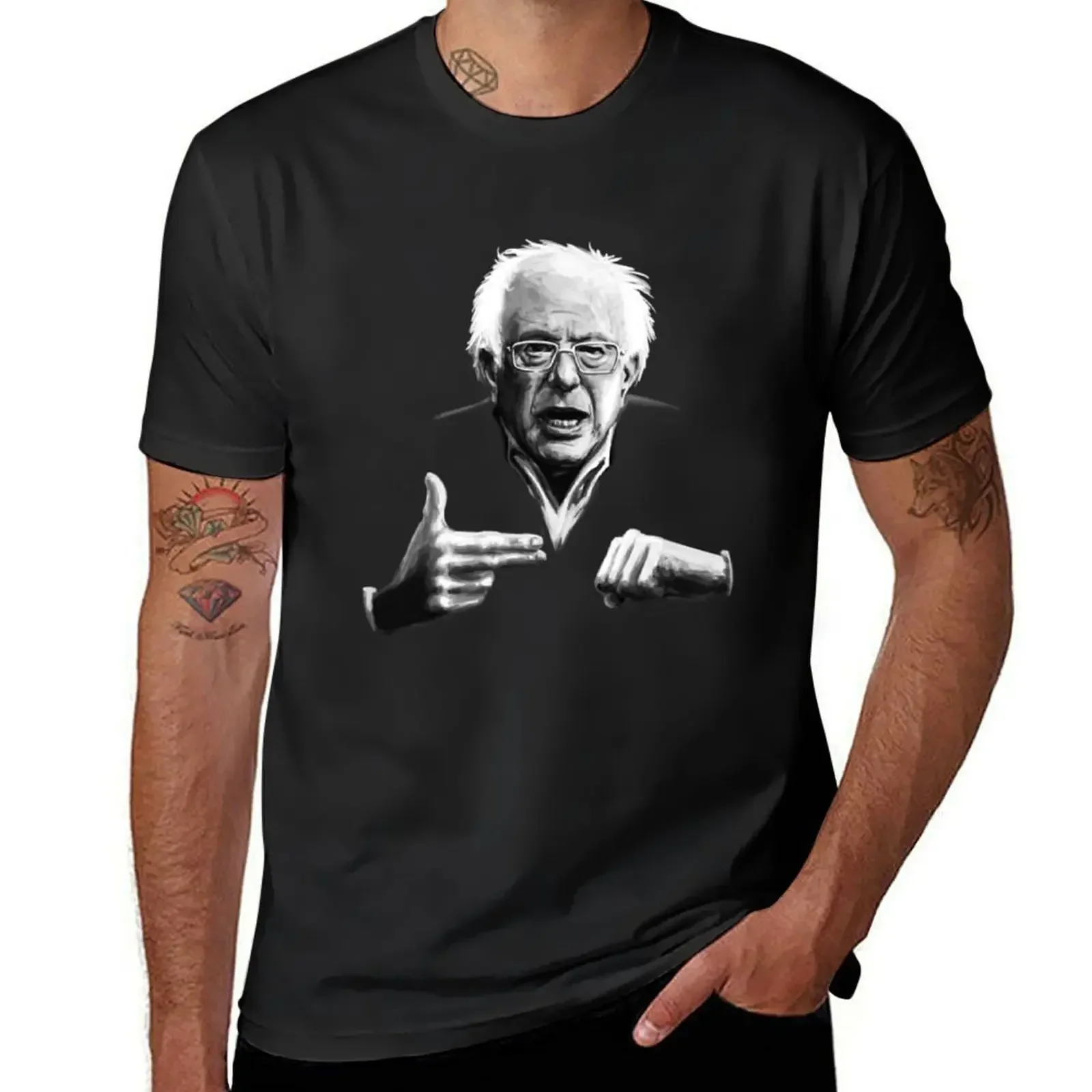 

Bernie Sanders Run The Jewels T-Shirt man t shirt rapper graphic tees anime tshirt compression shirt men