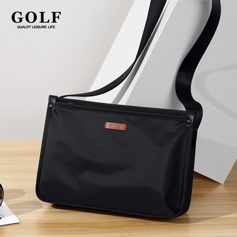 

Мужские сумки-мессенджеры для гольфа, сумка через плечо с несколькими отделениями, сумка через плечо для iPad Pro, нейлоновый кошелек через плечо, офисная сумка, прямоугольная