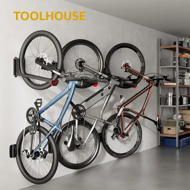 Bike Wall Mount Wall Mounted Space-Saving Bikes Storage Vertical Bikes Wall Hangers Indoor Bikes Rack For Optimal Organization