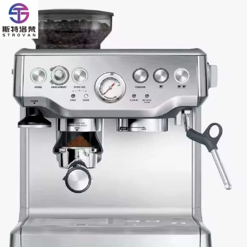 

STLF Cheap Coffee Machine 20 Bar Espresso Machine with Milk Frother 2 Independent Espresso Coffee Maker for Cappuccino.