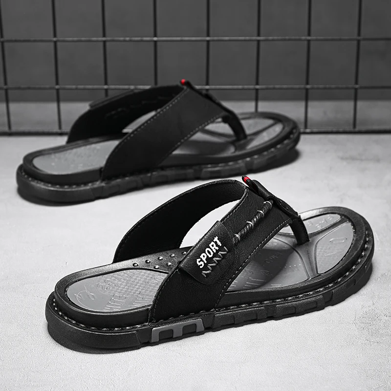 الرجال الصيف ريترو ستايل بلون كبير الحجم اليومية لينة سوليد عادية في الهواء الطلق والداخلية المضادة للانزلاق تنفس جديد الوجه يتخبط #4