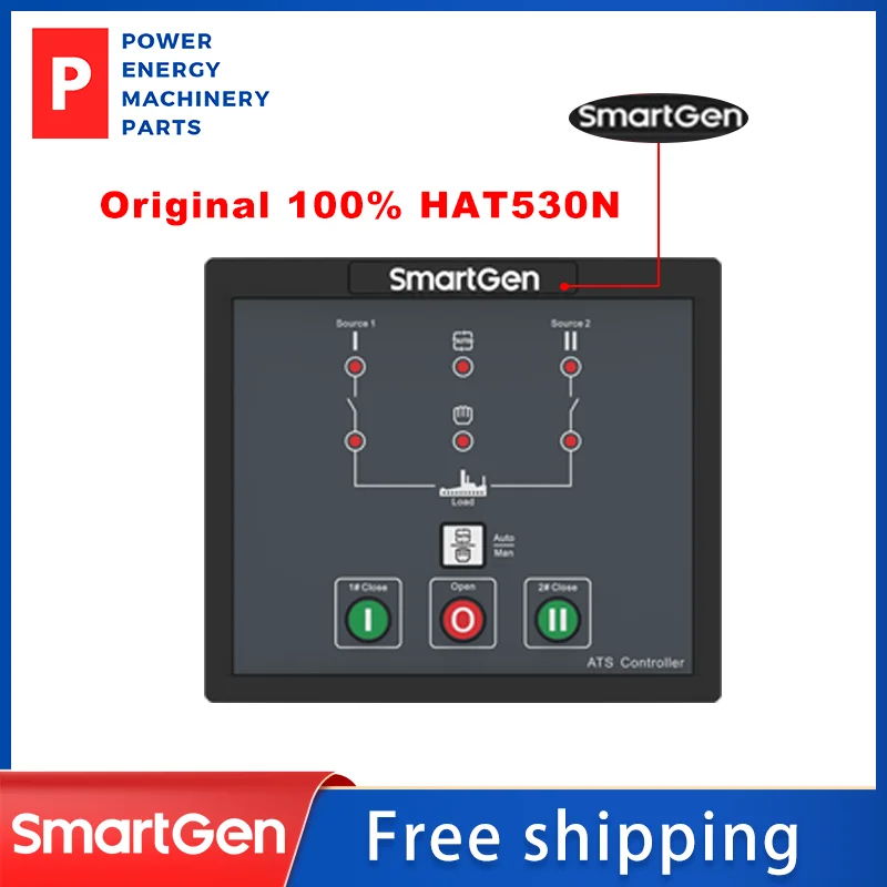 

Smartgen HAT530N Automatic Transfer Switch Controller ATS530 ATS Genset Control Module Original diesel electric generator