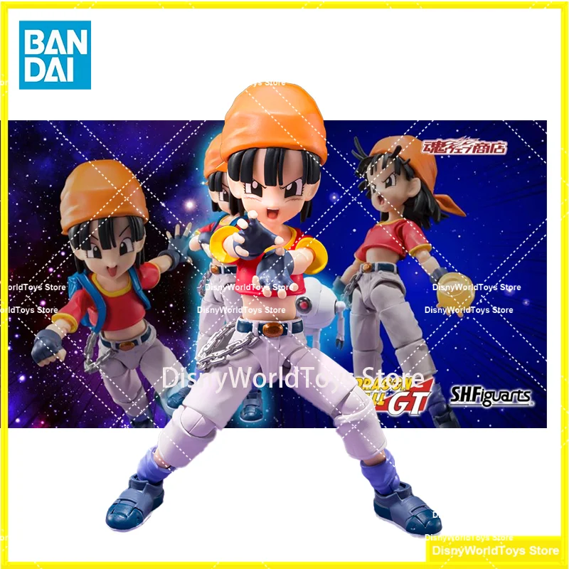 100% Original Bandai Dragon Ball GT S.H.Figuarts SHF Pan Giru In Stock Anime Action Collection Figures Model Toys