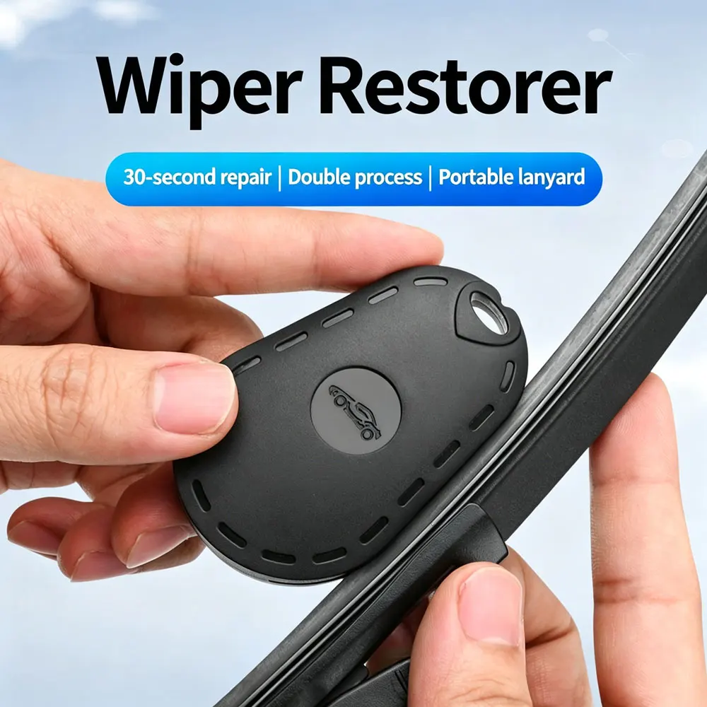 

Car Windshield Wiper Regroover Tool, Wiper Repairer, Portable ABS Vehicle Wiper Restorer with Sponge, Car Wiper Repair Tool