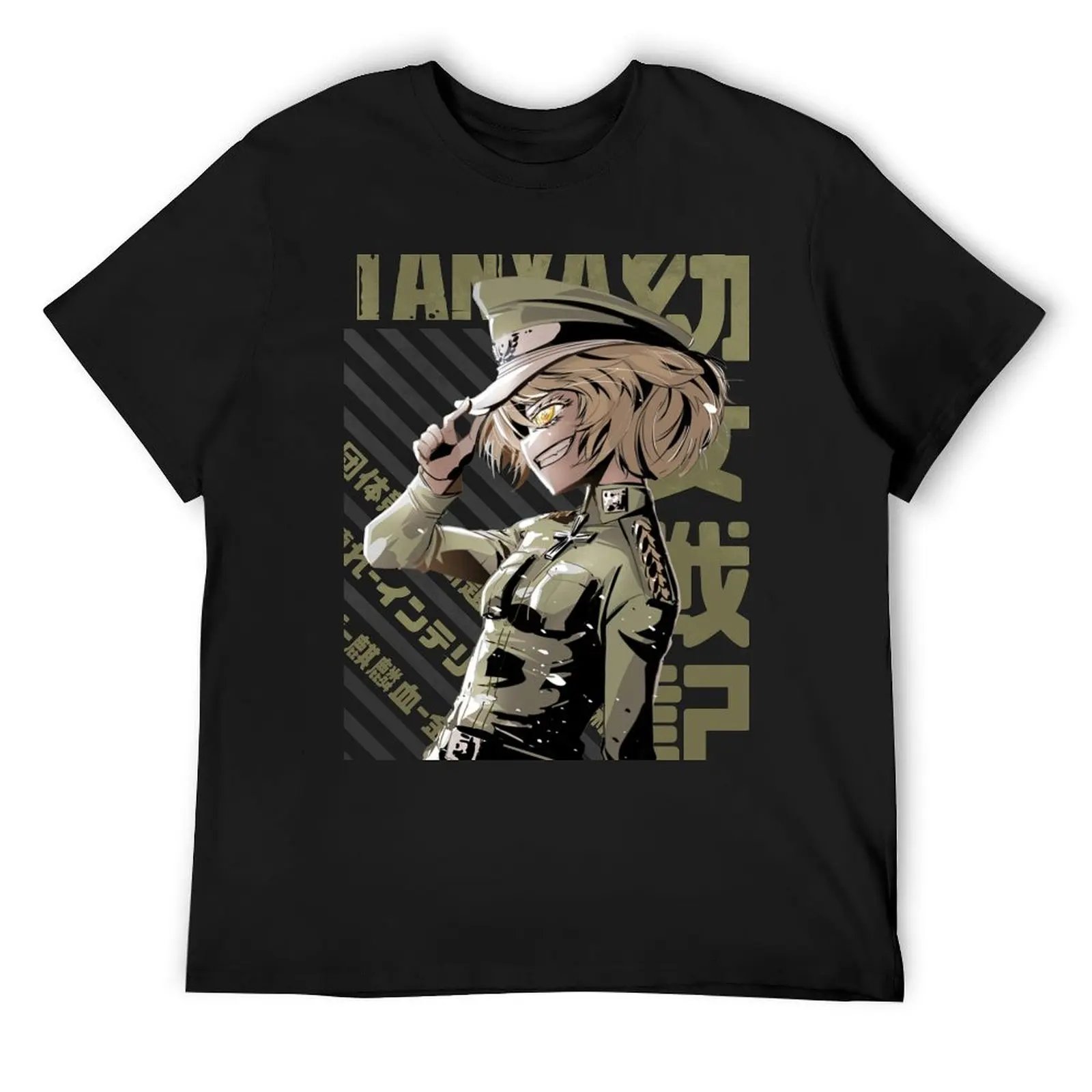 

Youjo Senki - Tanya Degurechaff T-Shirt Anime t-shirt T-shirts man graphic shirts customs design your own t shirts for men