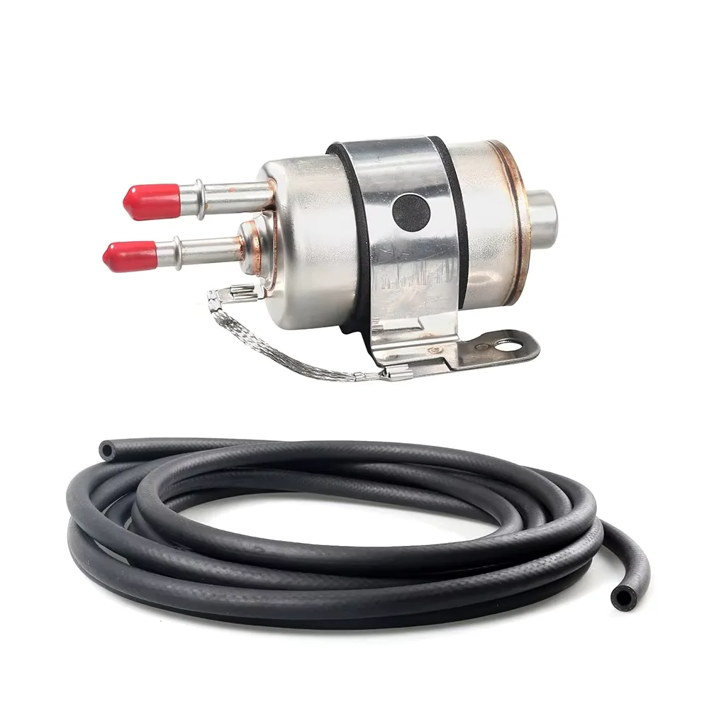 LS 변환 연료 필터 조절기 연료 분사 라인 설치 키트 EFI FI 압력 조절기 연료 설치 검정색 실버