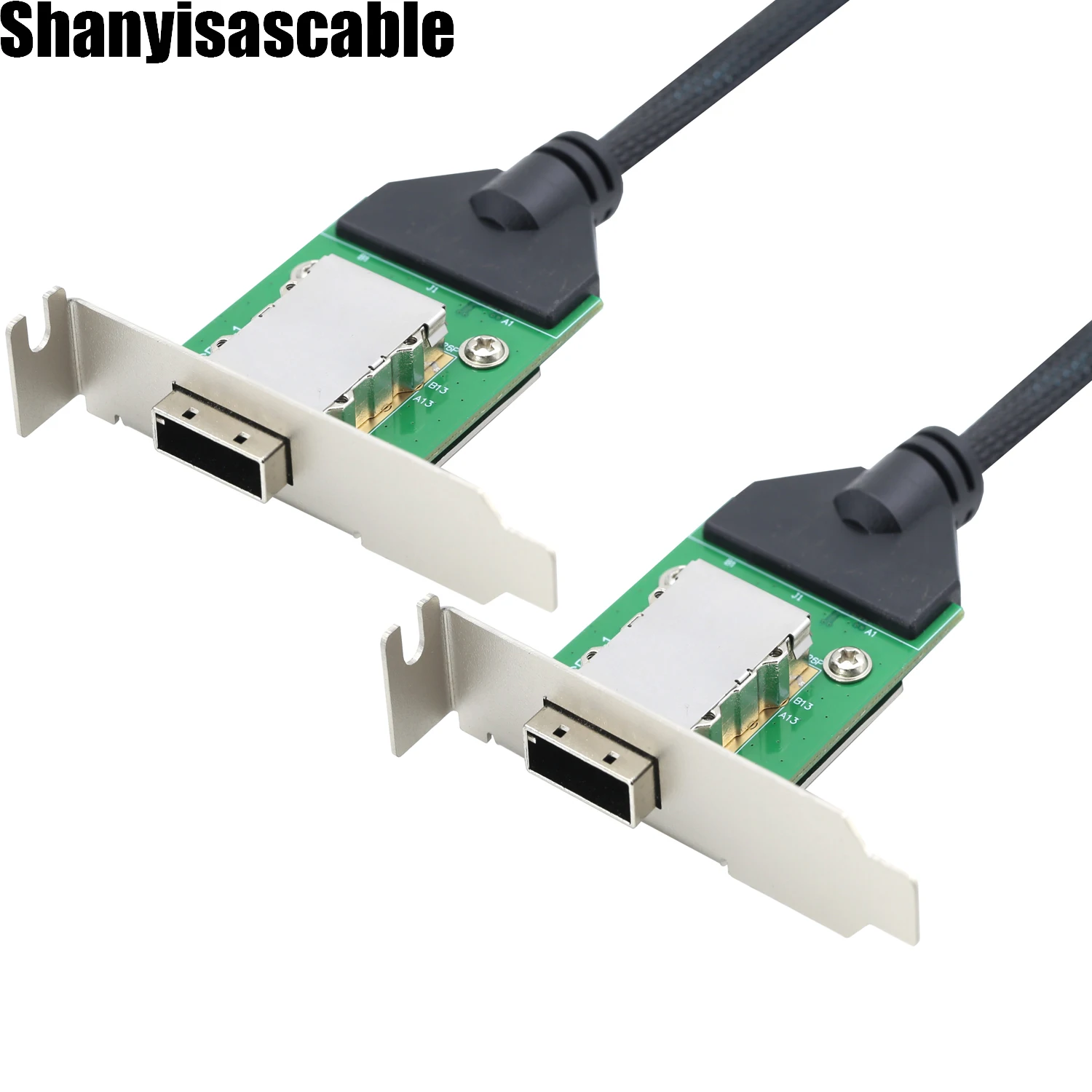 0.5M Mini SAS SFF-8088 female to SFF-8088 female External HD 6Gbps SAS3.0 26Pin Hybrid Cable Attached SCSI for Raid Systems