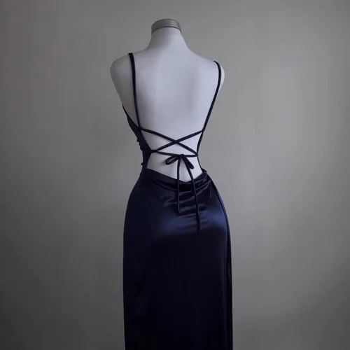 Imagen 2 del producto 2025 Vestidos nuevos de verano Y2K, vestido Sexy con cuello Halter para mujer, vestidos elegantes a la moda para mujer, vestidos de noche para fiesta, vestidos de noche para mujer