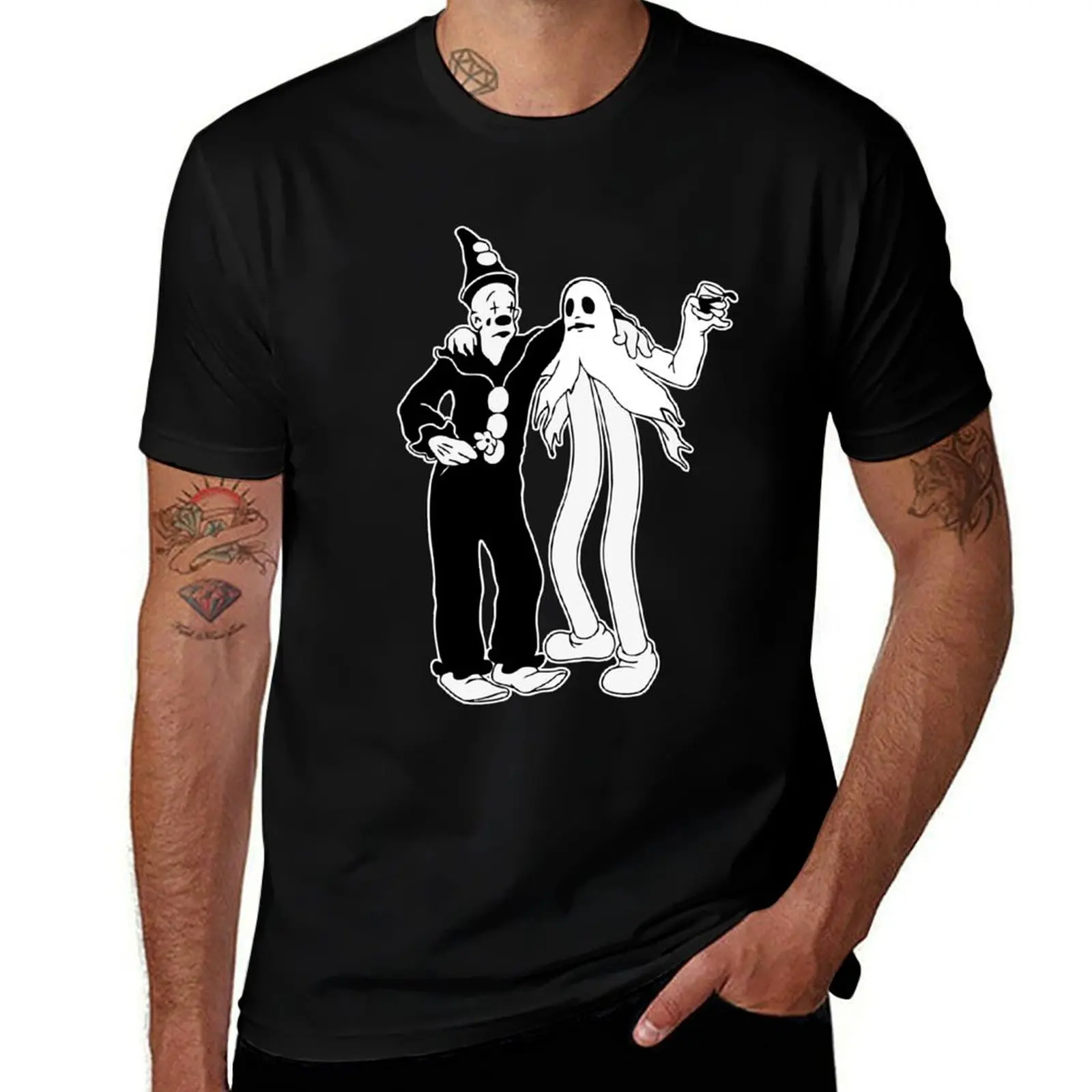 

ghostemane T-Shirt Vintage Print Crew Neck Tee