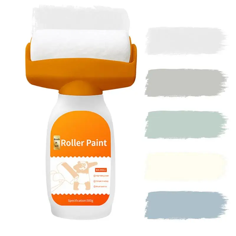 

Wall Repair Rolling Paint Antibacterial Wall Refinish Paint Roller Brush Non-Toxic Water-based paint Wall Repair Tool