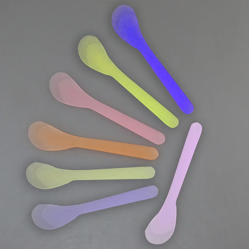 Cuchara para mascarilla Facial, palitos de maquillaje de belleza, herramientas de mezcla de barro, cuchara para mascarilla Facial, 10 unids/lote