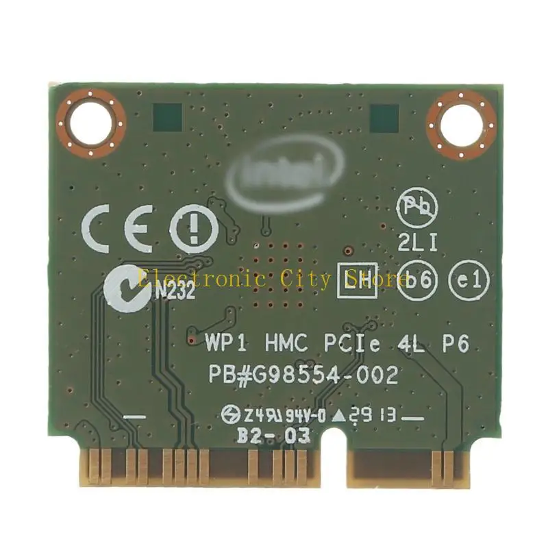 สำหรับ Dual Band Wireless-AC 3160 3160hmw ครึ่ง Mini PCI-E WiFi สำหรับบลูทู ธ WLAN การ์ดสำหรับ 784638-005 HU8D