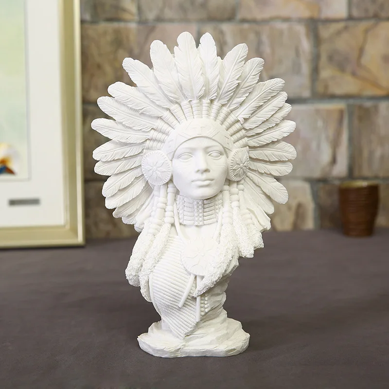 Indian Sandstone Statue Creative Resin Crafts Exquisite Sandstone Angel Figurines Home Decor Desktop Accessories Office Decor