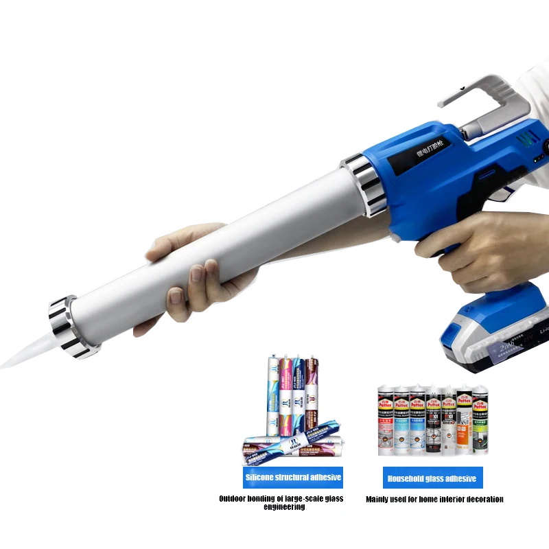 DIY  Cordless  Glue Multi-Function Portable Caulking  for Glass Rubber Sealant Adhesive Work