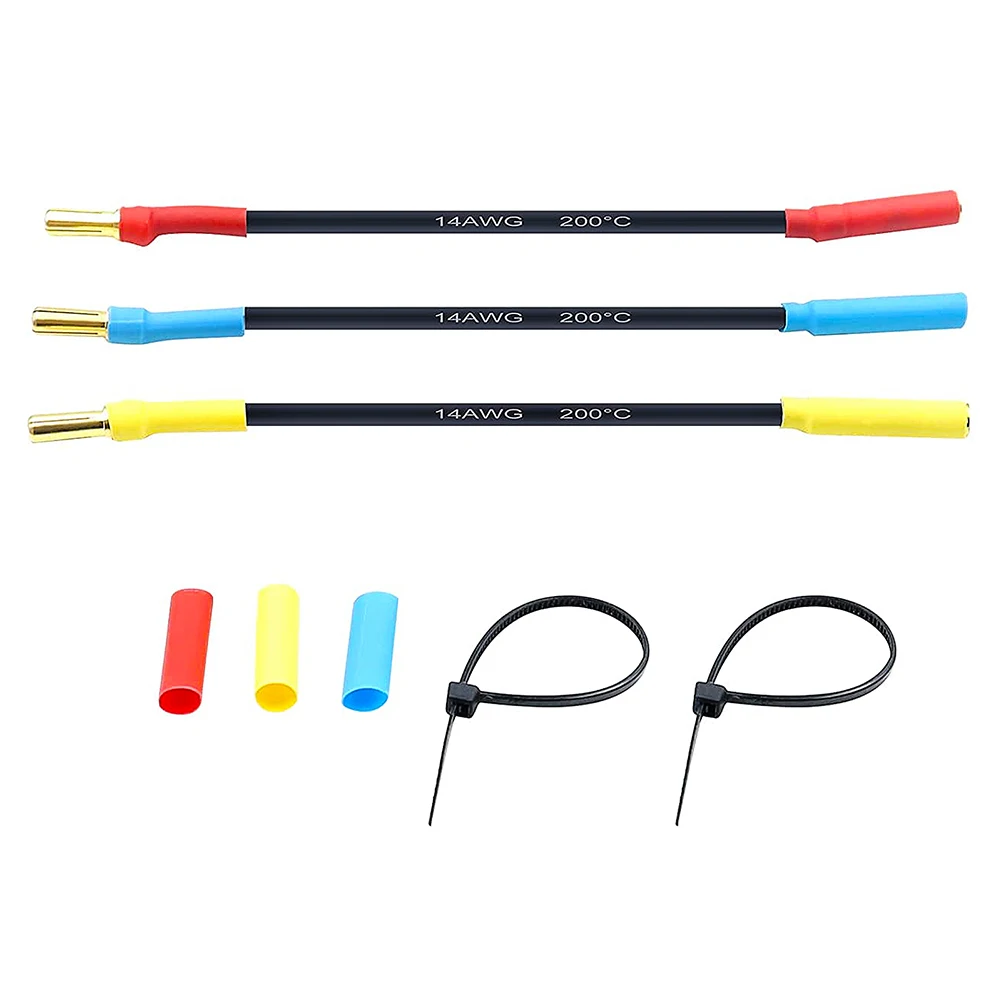 4mm Male Naar 3.5mm Vrouwelijke Siliconen Draad RC Auto Boot Onderdelen Verlengkabel Draad Slug Connector Verlengkabel RC Auto Accessoires