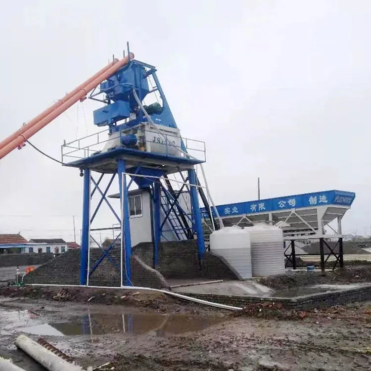 Pabrik Batching Beton Otomatis Penuh dengan Skip Hopper 50m3/jam