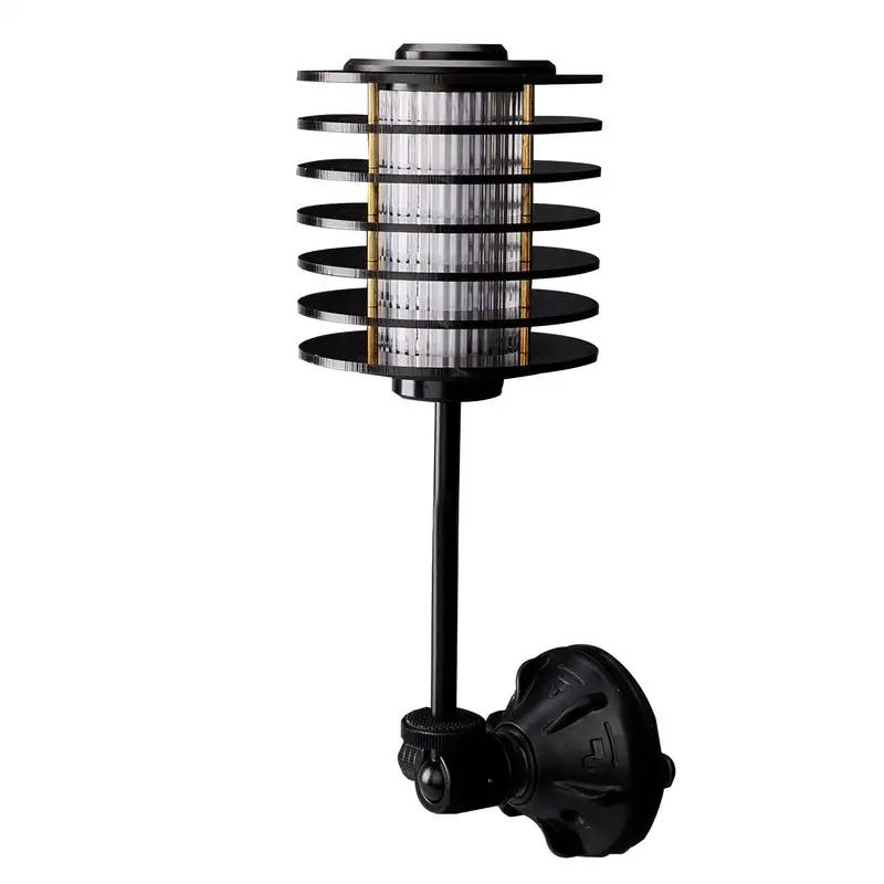 

Travel Light Stand Suction Cup Lantern Stand Adjustable Light Pole Lightweight Camping Accessories Metal Lighting Booms For