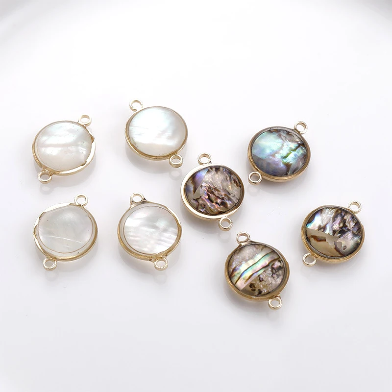 3 piece natural Magic Shell round love water drop bag Phnom Penh pendant for DIY making all kinds of jewelry pendant materials