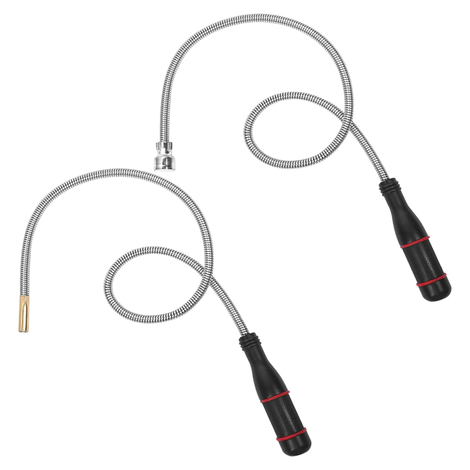 

Flexible Magnetic Pickup Tool 21"Long Powerful Magnetic Sweeper Pickup Tool for Hard to Reach Car Keys Bolts Nuts Usb Screws