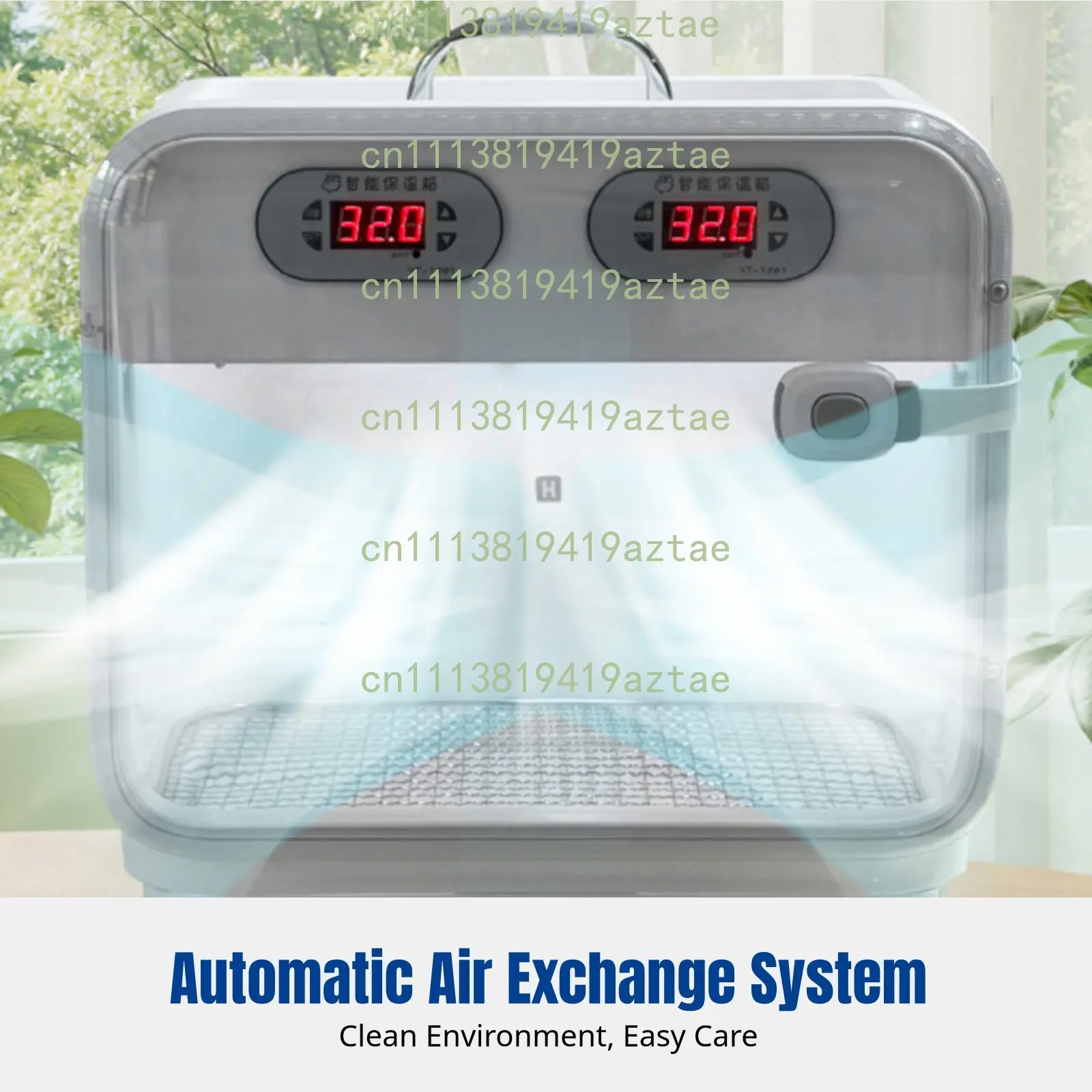 Intelligent Parrot Brooder Constant Temp Quiet Automatic Ventilation Young Bird Incubator