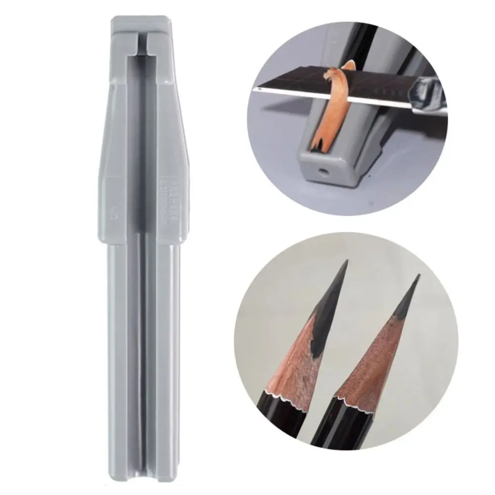 2Pcs Professional Semi-Permanent Design Makeup Tool Eyebrow Pen Sharpening Profiler Pen Thin Tool