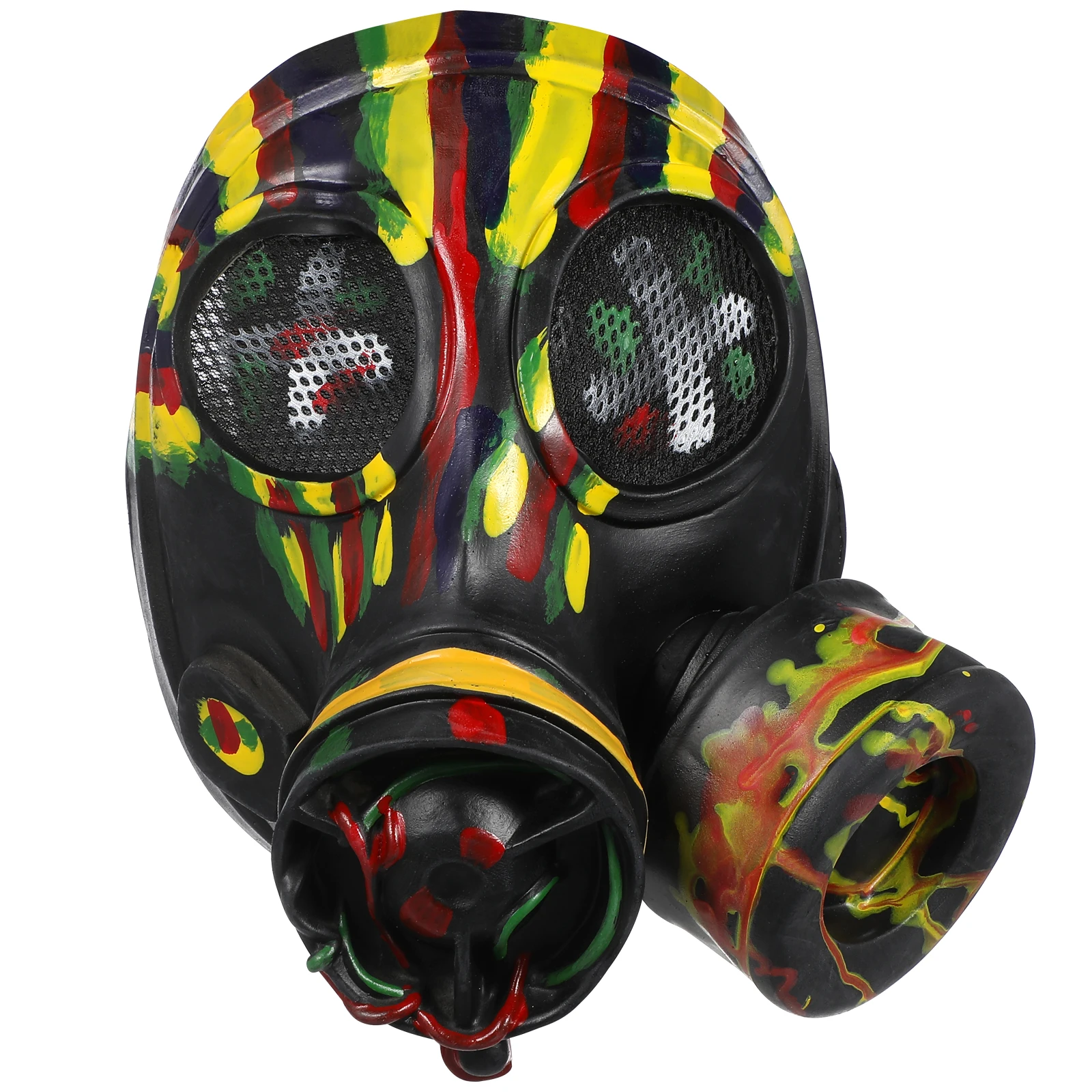 

Festive Halloween Punk Gas Mask Scary Costume Party Decoration Haunted House Prop Trick Headgear Comfortable Fit For Adults
