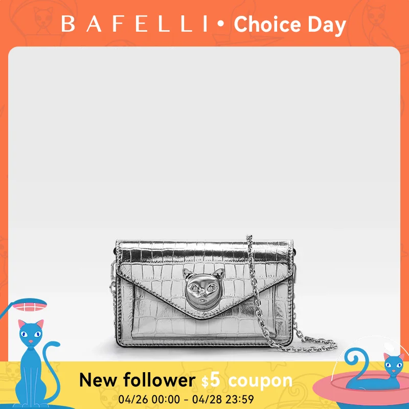 

BAFELLI 2025 ЖЕНСКАЯ СУМКА НОВАЯ МИНИ-ЧЕСТВЕННАЯ ПОВСЕДНЕВНАЯ КРОКОДИЛЬНАЯ РОСКОШНАЯ БРЕНДА ДИЗАЙНЕР CAT МОДНАЯ КРЕСТВИЯ НА ПЛЕЧКЕ ИЗ НАТУРАЛЬНАЯ КОЖИ