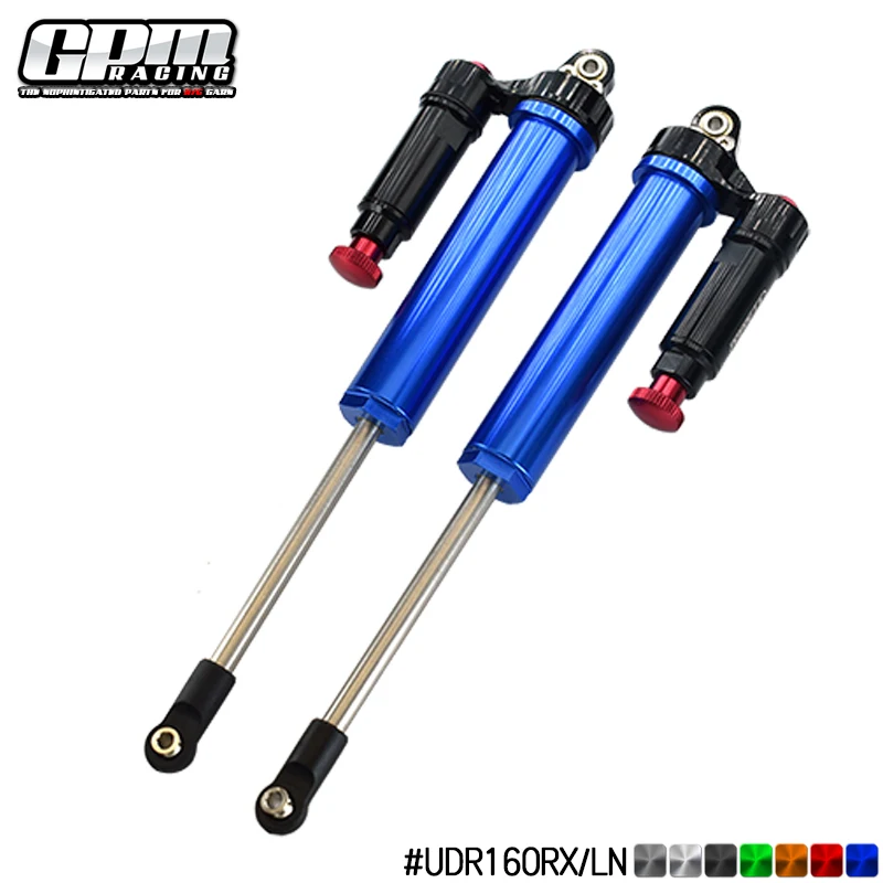 GPM Aluminum 6061-T6 Front L-Shape Piggy Back Internal Damper For TRAXXAS 1/7 Racer 85076-4