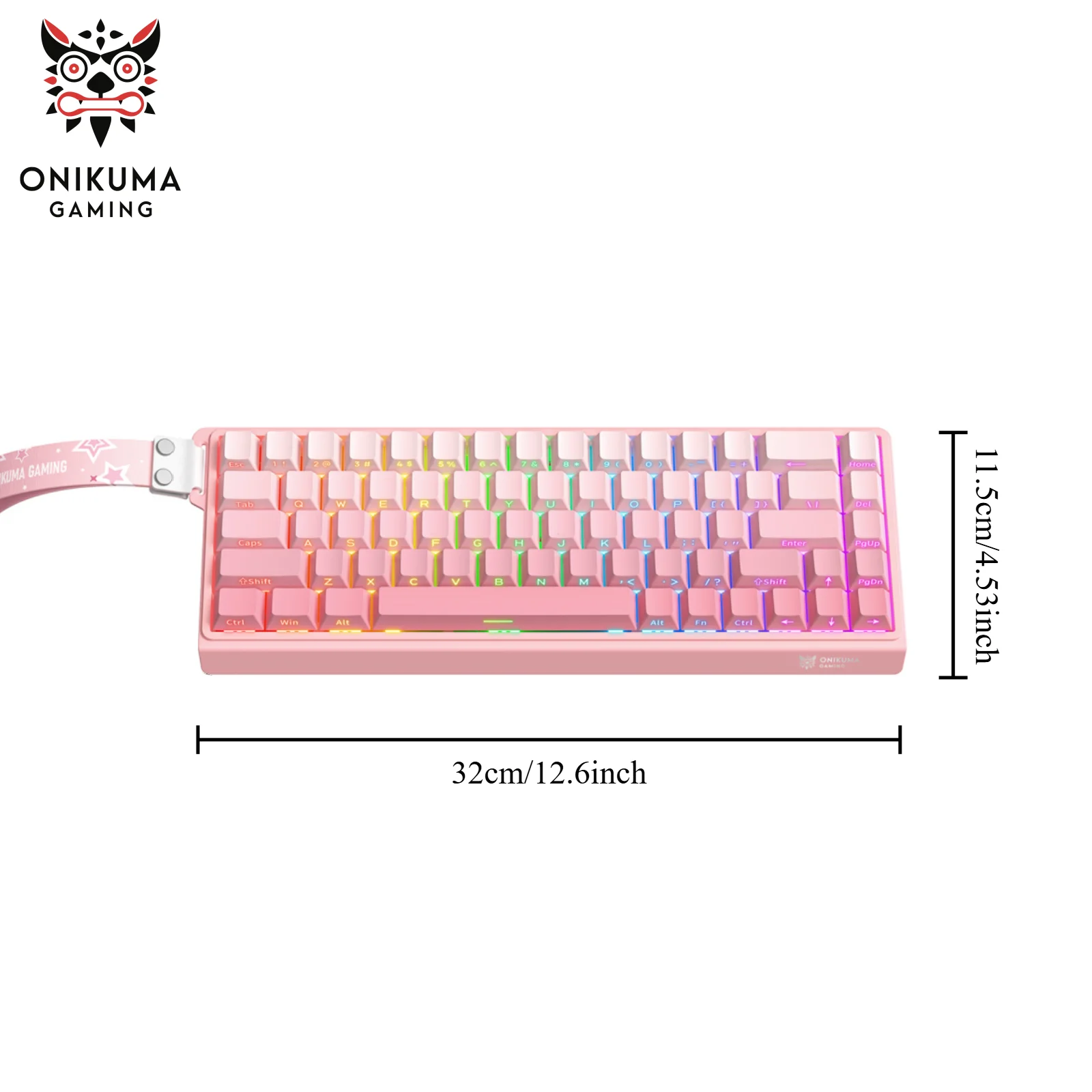 

ONIKUMA G69 Wired Esports Magnetic Switch Gaming Keyboard - 68 Keys, 8KHz High Polling Rate, 8K Return Rate, Silent Keyboard