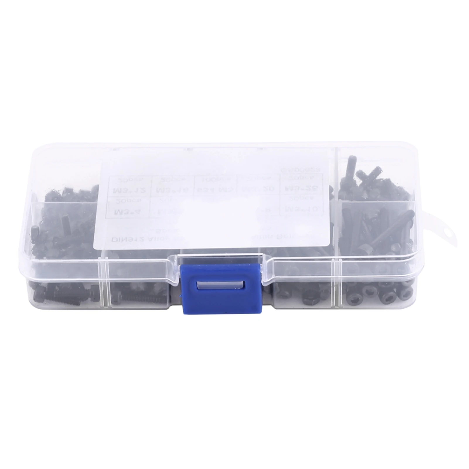 280 pz/scatola M3 tappo testa esagono incassato bullone vite dado macchina fissaggio assortimento Set per mobili macchinari