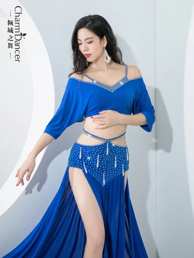 Charm Dance Costume originale di danza del ventre Costume da spettacolo di gruppo fotografico per riunioni annuali di lusso leggero