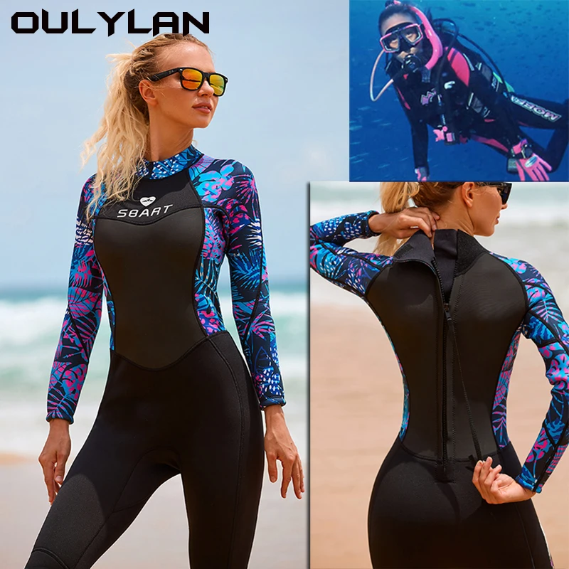 

Women's One Piece Swimsuits Jumpsuit New 3mm Wetsuit Surfing Spearfishing Padded Scuba Diving Triathlon Wet Suit