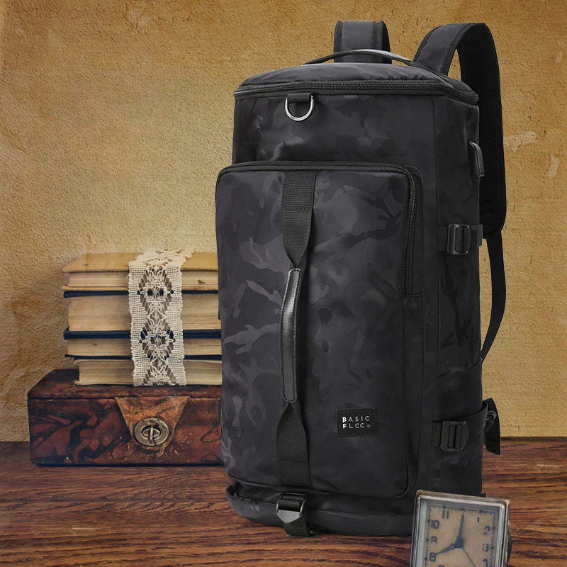School Backpack Men's Basketball Sports Large Capacity Travel Backpack Fashion Multifunctional Crossbody