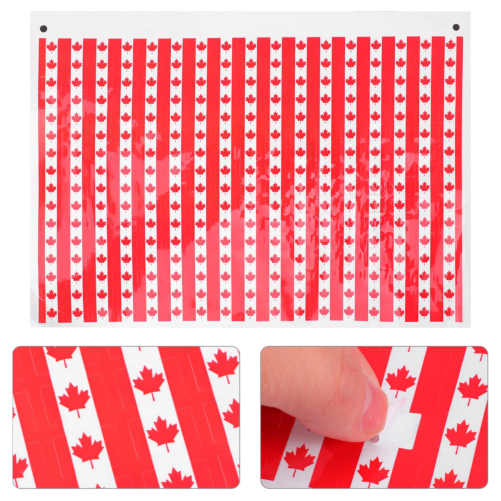 

260Pcs Flag Stickers Canadian Maple Leaf Waterproof Tear Resistant Adhesive Decals for Laptops Water Bottles Notebooks Cars