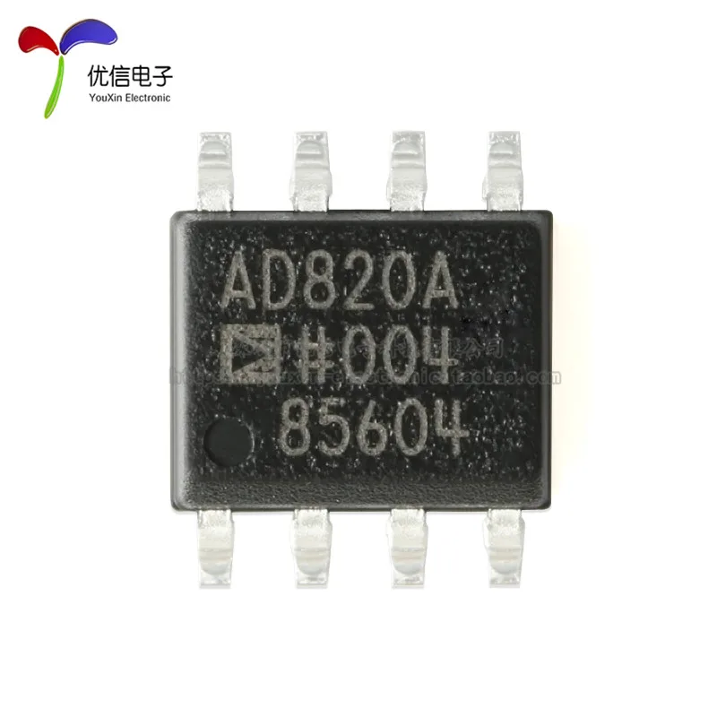 10PCS original authentic AD820ARZ-REEL7 SOIC-8 single power rail-to-rail FET operational amplifier chip